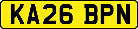 KA26BPN