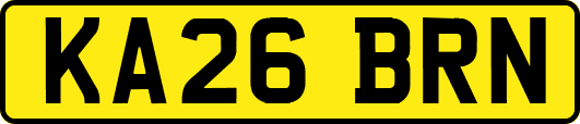 KA26BRN