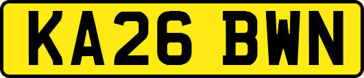 KA26BWN