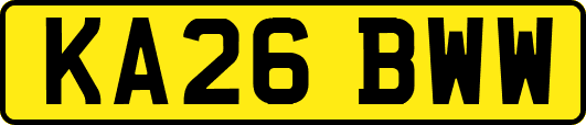 KA26BWW