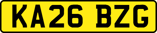 KA26BZG