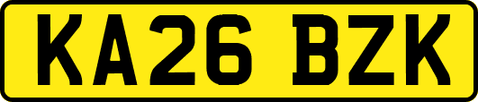KA26BZK