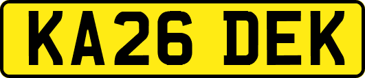 KA26DEK