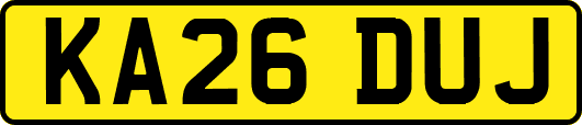 KA26DUJ