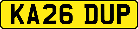 KA26DUP