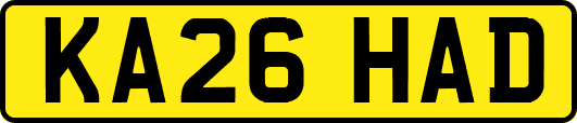 KA26HAD
