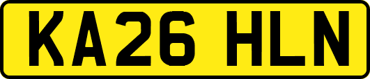 KA26HLN