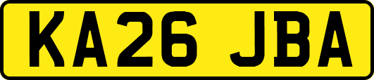 KA26JBA