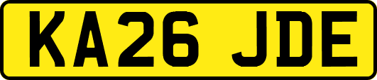 KA26JDE