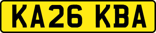 KA26KBA