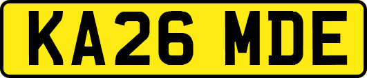 KA26MDE