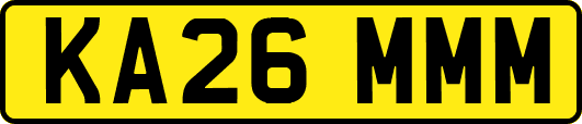 KA26MMM