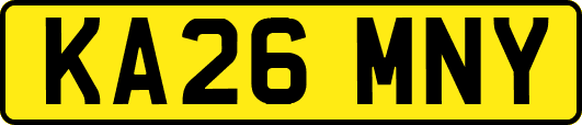 KA26MNY