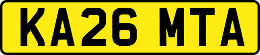 KA26MTA