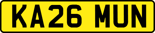 KA26MUN
