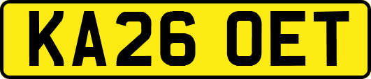 KA26OET