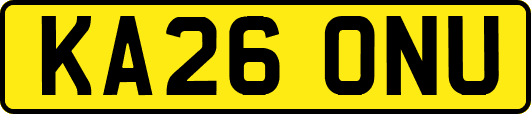 KA26ONU