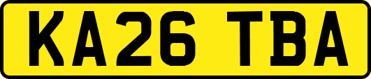 KA26TBA