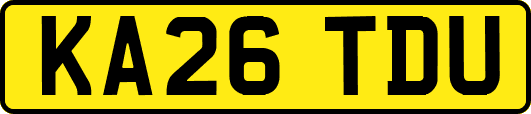 KA26TDU