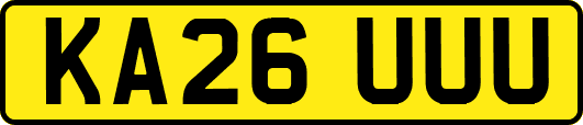 KA26UUU