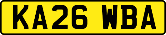 KA26WBA