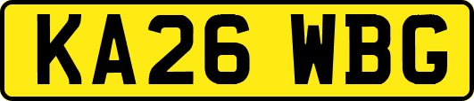 KA26WBG