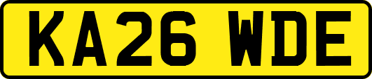 KA26WDE