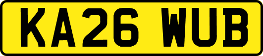 KA26WUB