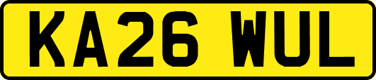 KA26WUL