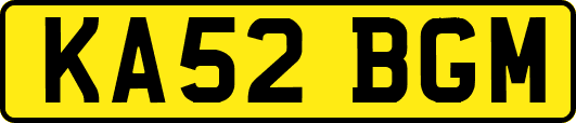 KA52BGM
