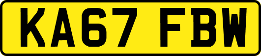 KA67FBW