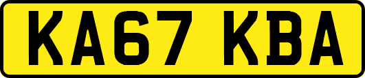 KA67KBA
