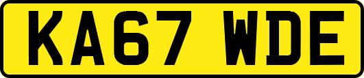 KA67WDE