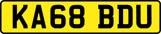 KA68BDU