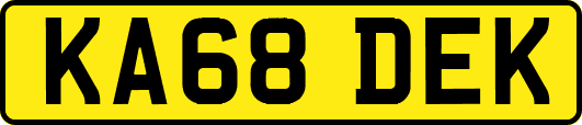 KA68DEK