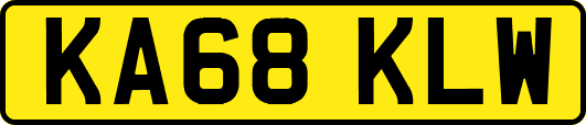 KA68KLW