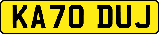 KA70DUJ