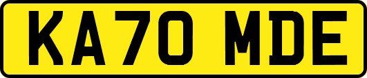 KA70MDE