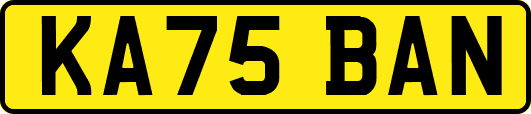 KA75BAN