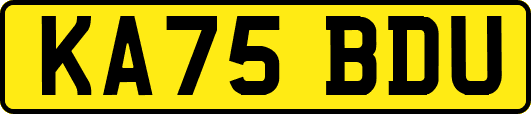 KA75BDU