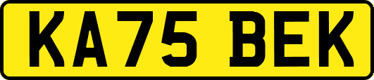 KA75BEK