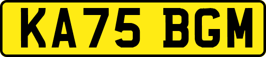 KA75BGM