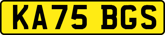 KA75BGS