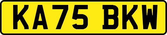 KA75BKW