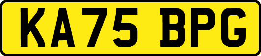 KA75BPG