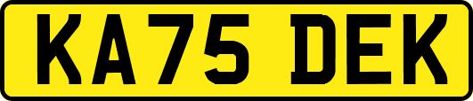 KA75DEK