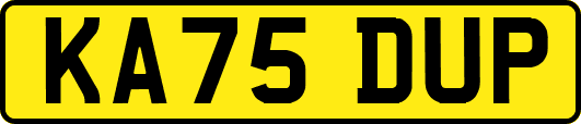 KA75DUP
