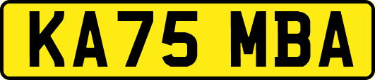 KA75MBA