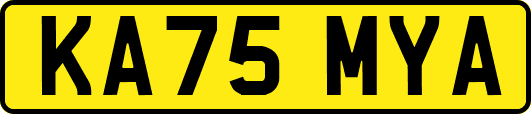 KA75MYA