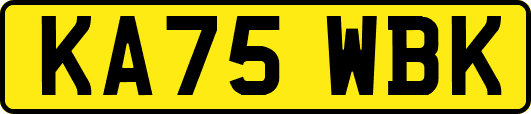KA75WBK